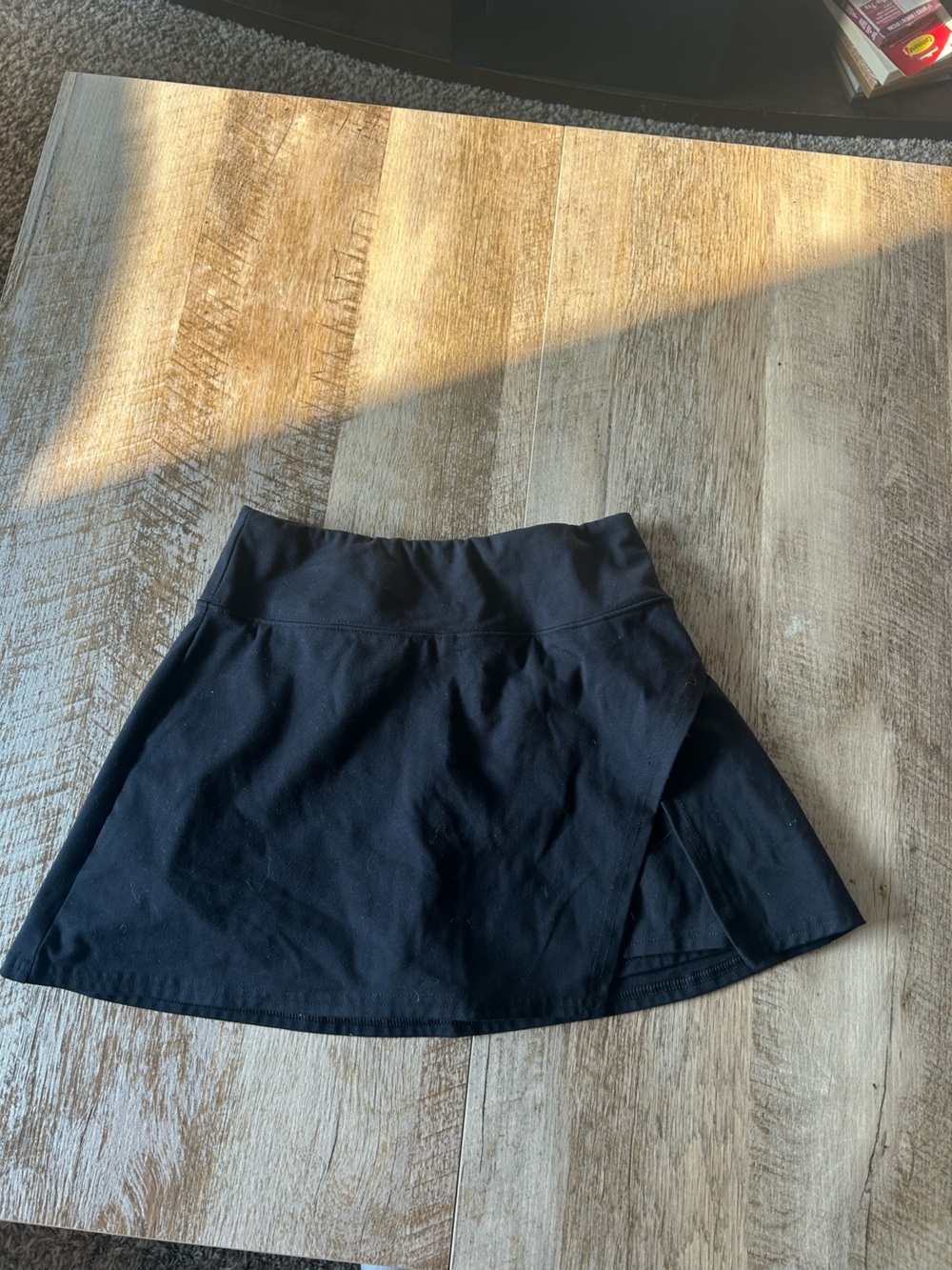Black High-Waist Athletic Shorts